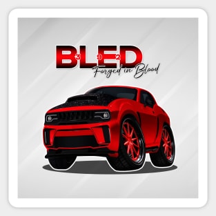 BLED392 Challenger Artwork Sticker